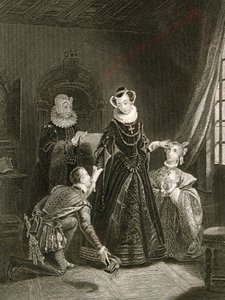 Mary, Queen of Scots in the Company of Courtiers